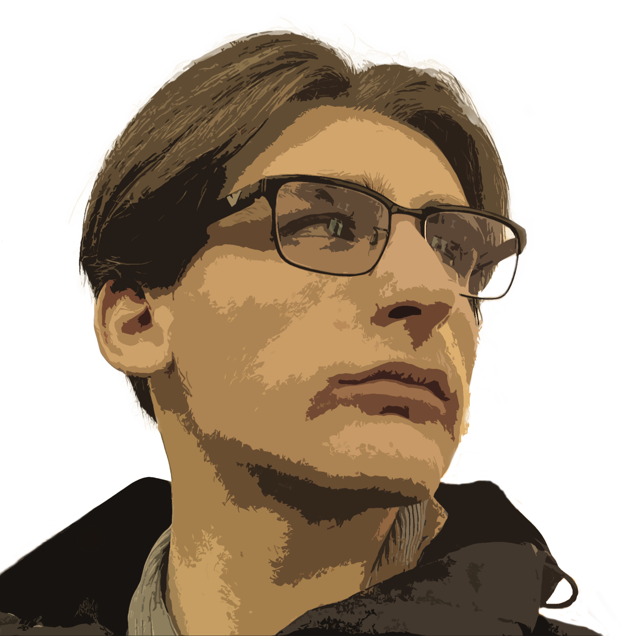 Afbeelding van mij die zijwaards kijkt